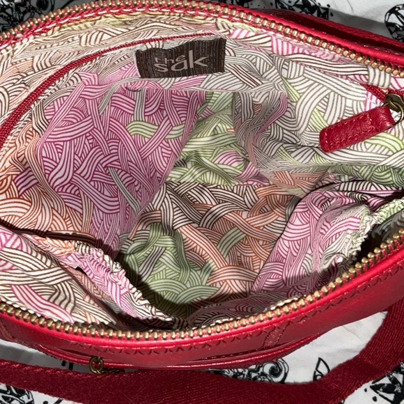 The SAK red leather crossbody - Picture 9 of 16